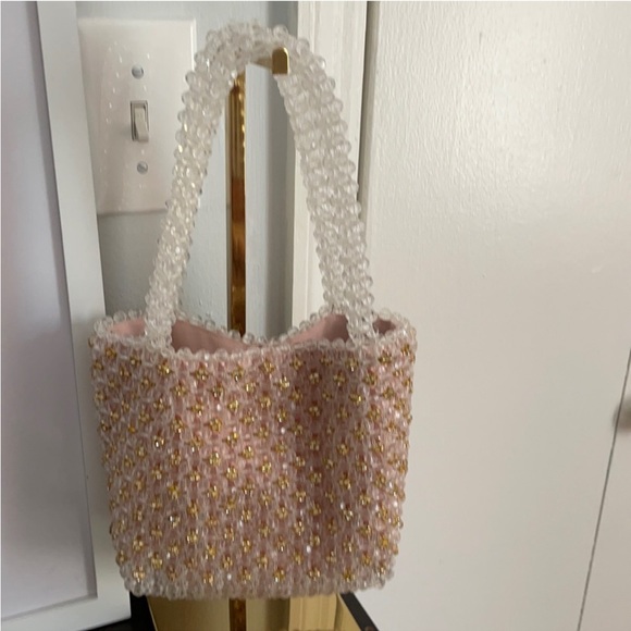 NWOT Loeffler Randall Mina Mini Beaded Tote Bag - Picture 4 of 7